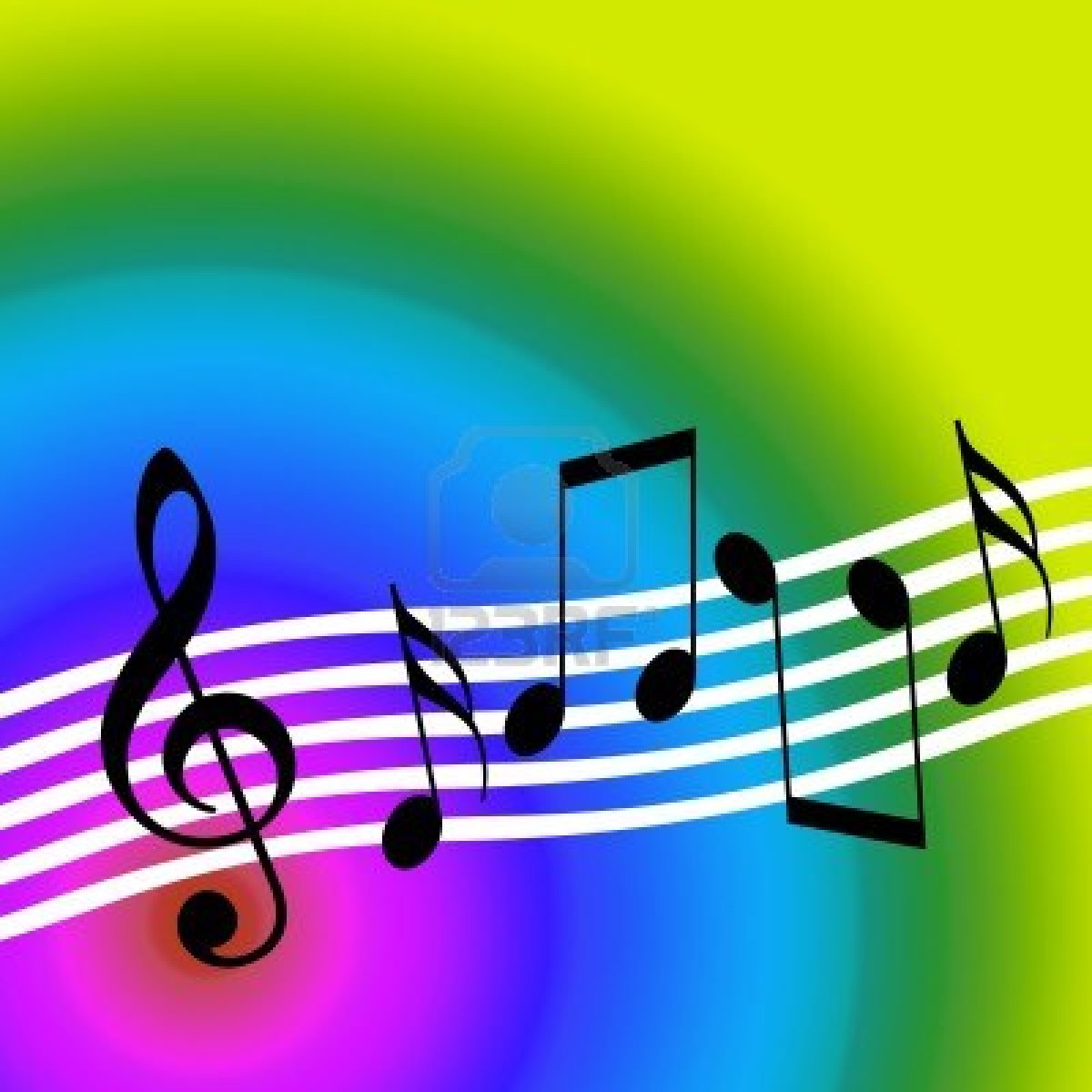 Colorful Music Notes Wallpaper Colorful Music Notes Symbols Funky