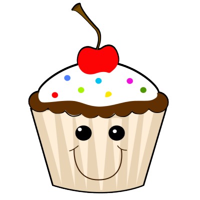 Cupcake With Happy Birthday Birthday Cupcakes Drawinghappy