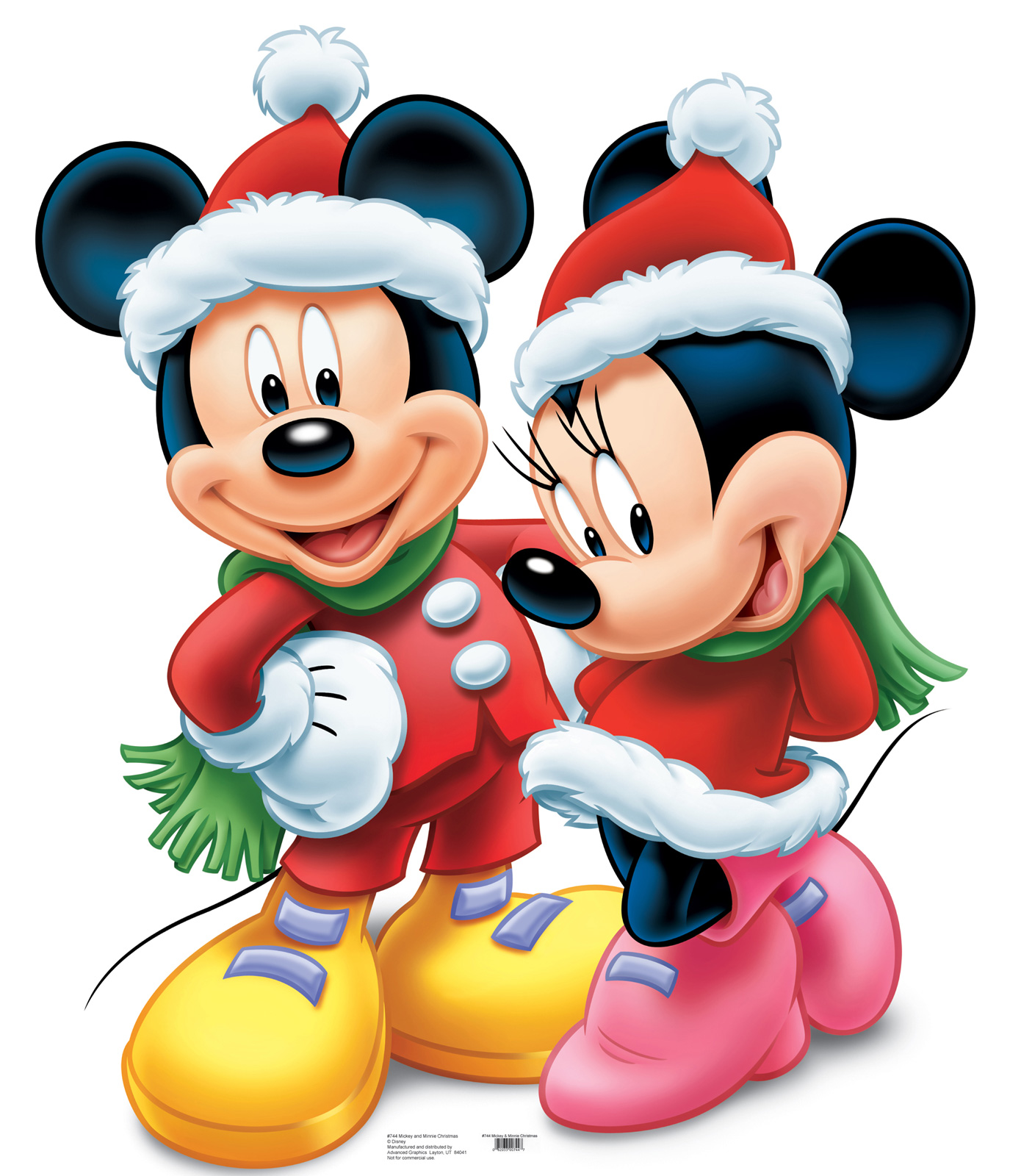 Disney Mickey And Minnie Mouse Christmas Standup   Thepartyworks