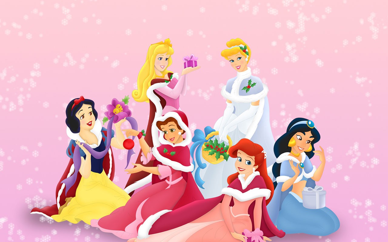 Disney Priness Christmas   Disney Princess Christmas Wallpaper