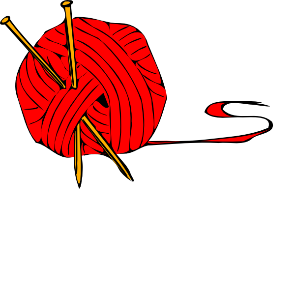Red Ball Yarn Clip Art At Clker Com   Vector Clip Art Online Royalty
