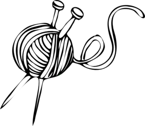 Yarn Ball With Knitting Needles Clip Art At Clker Com   Vector Clip