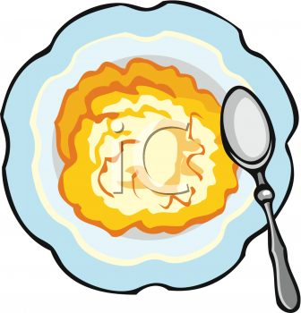 Bowl Of Hot Cereal Royalty Free Illustration Clipart