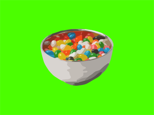 Bowl Of Jelly Beans Clip Art At Clker Com   Vector Clip Art Online