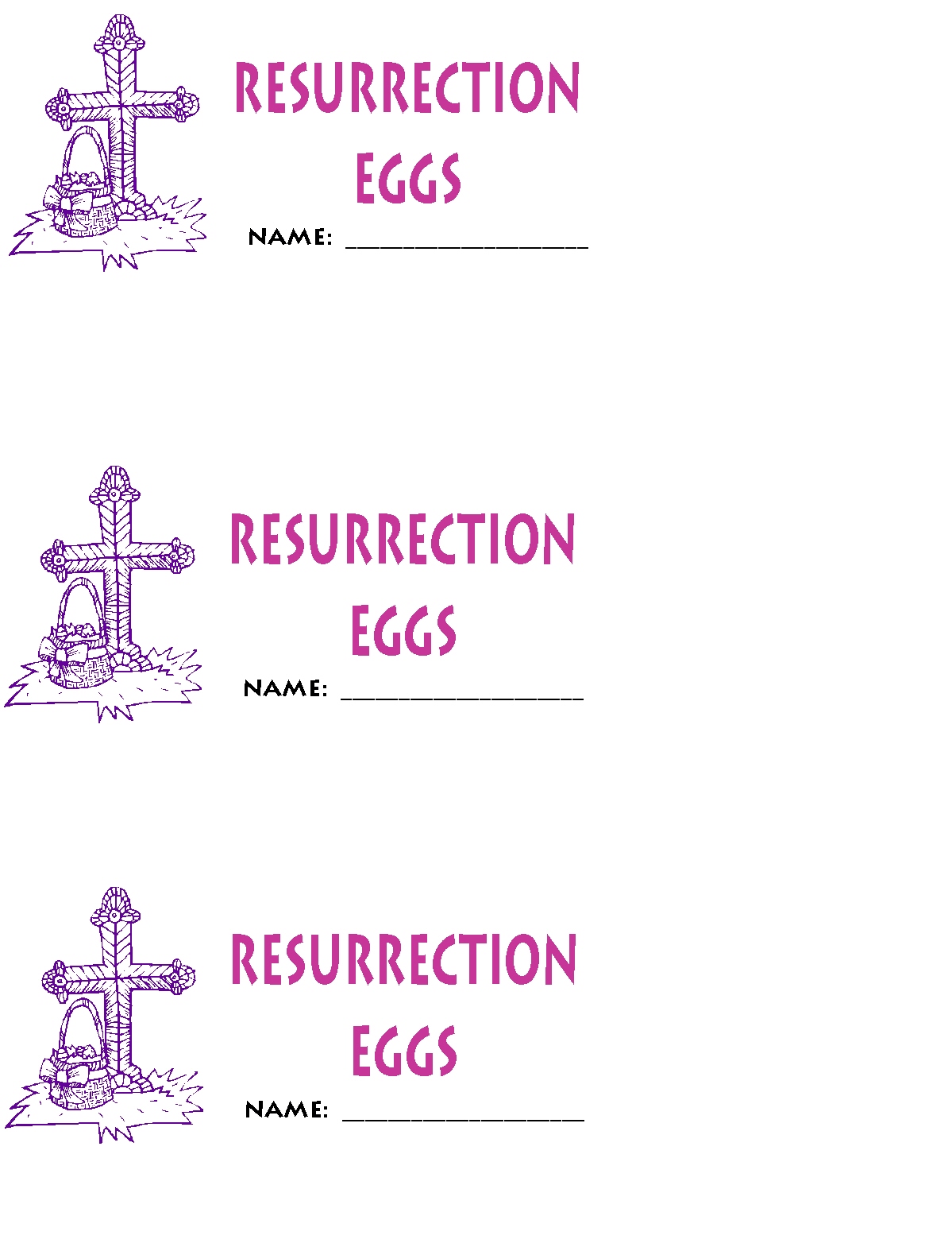 Homemade Resurrection Eggs Free Printables   Kathy Hutto