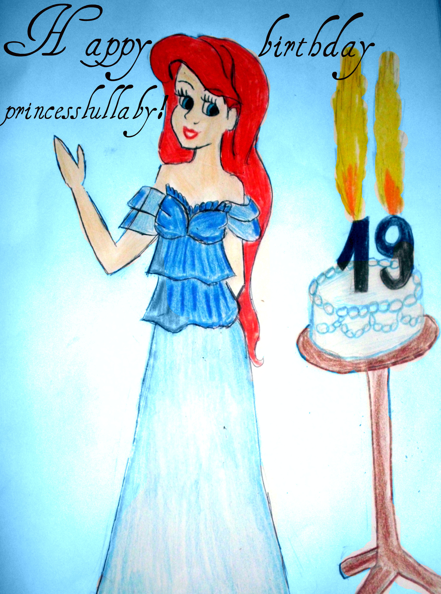 Happy Birthday Princesslullaby    Disney Princess Fan Art  15415647