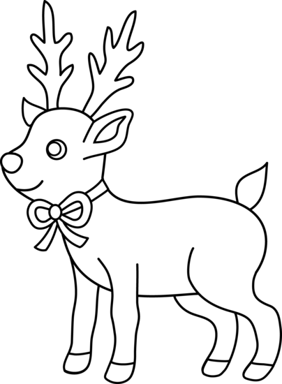 Reindeer Clipart Black And White   Clipart Panda   Free Clipart Images