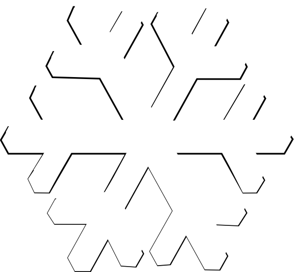 White Snowflake Clipart Png   Clipart Panda   Free Clipart Images