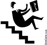 Down Stairs Clipart Man Falling Down Stairs