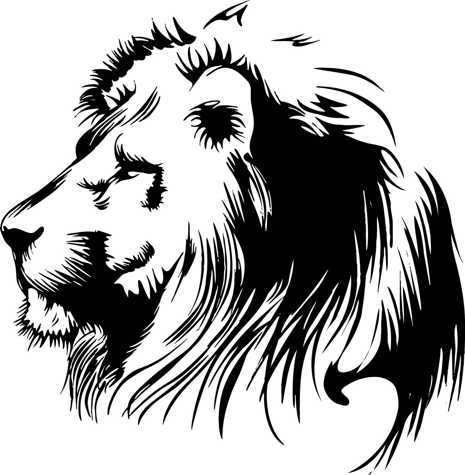 Vectorian Art  Lion Head Vectorfree Download Free Download Vector