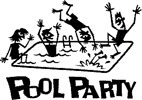 Party Clip Art Black And White   Clipart Panda   Free Clipart Images