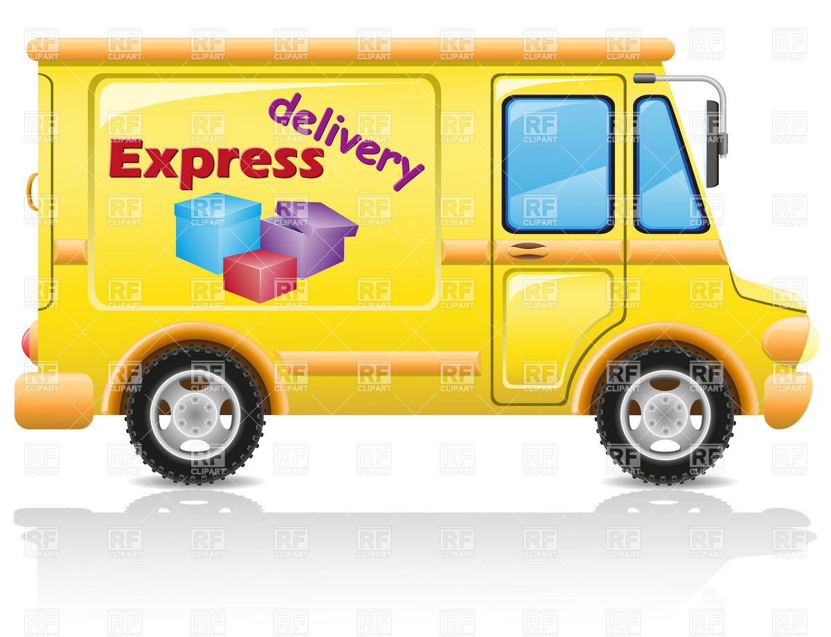 Delivery Truck Clipart Express Delivery Van