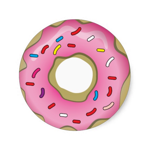Donut Clipart Donut With Sprinkles Clipart