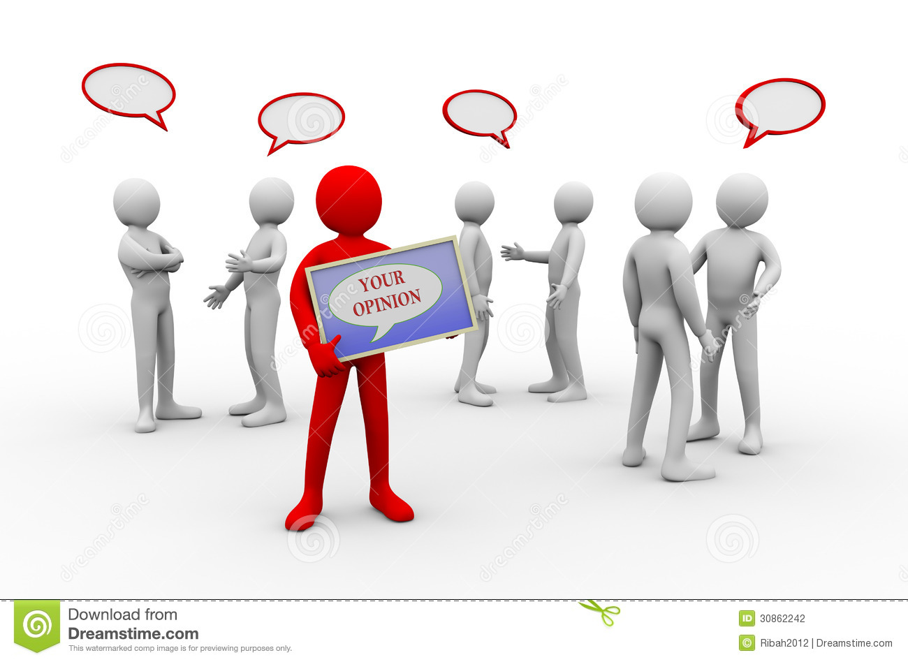 Group Debate Clipart Group Discussion Concept Stock