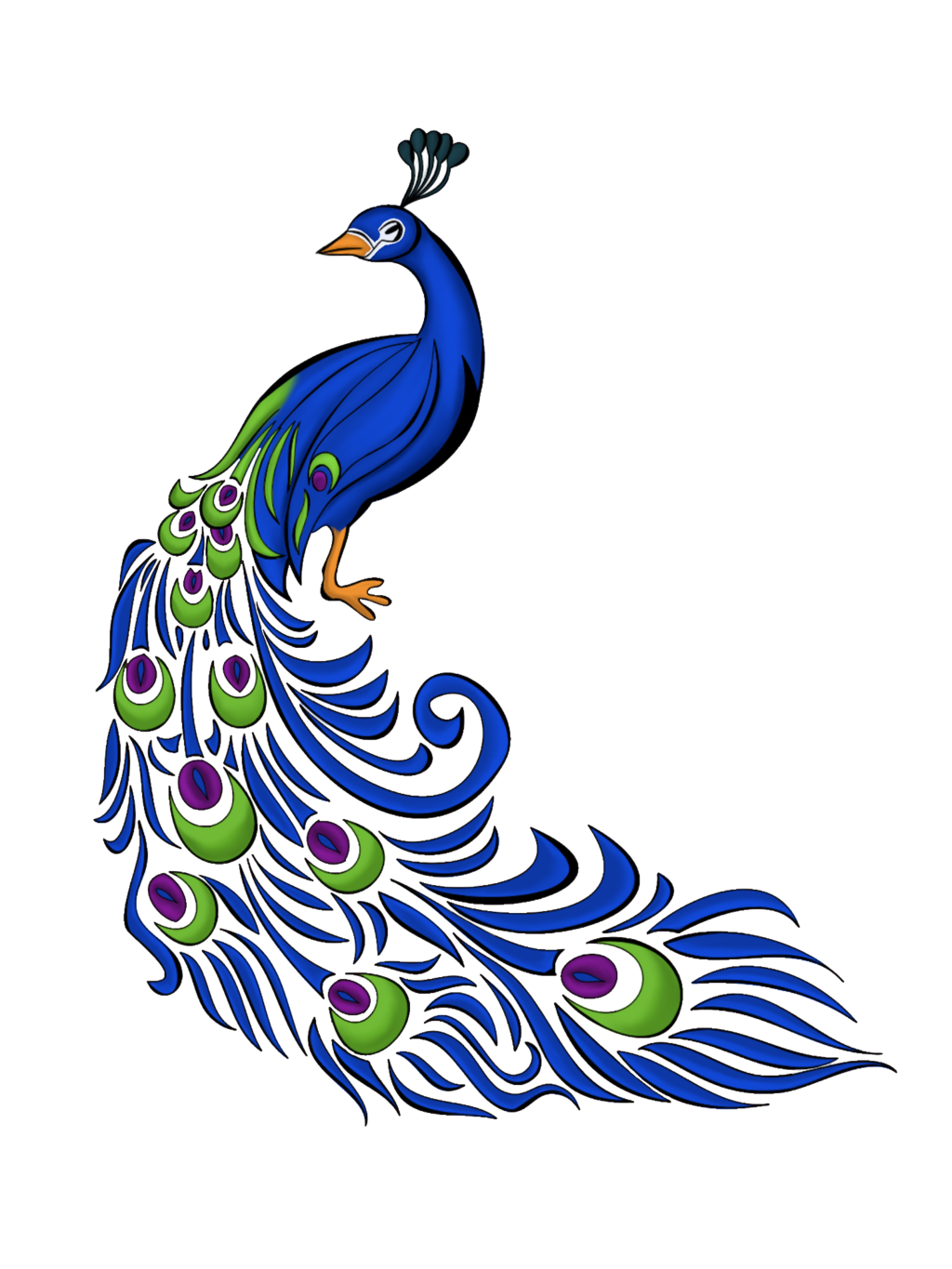 Peacock Feather Border Clipart   Clipart Panda   Free Clipart Images