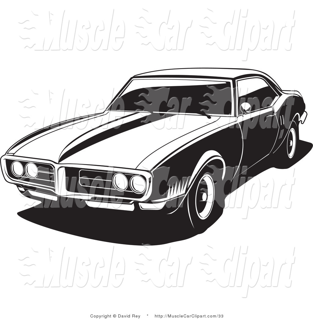 Royalty Free Pony Car Stock Muscle Car Clipart Illustrations