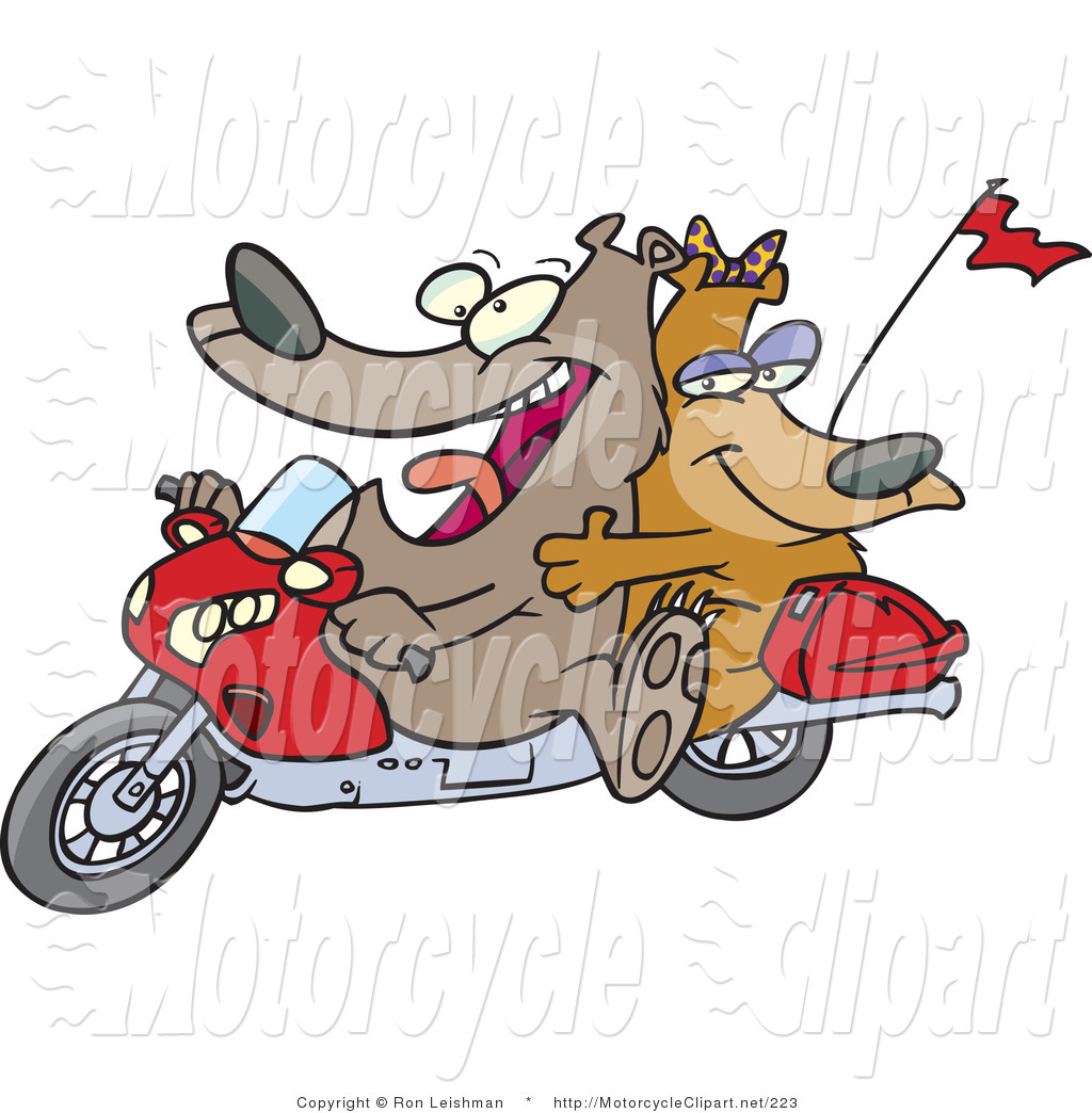 Transportation Clipart Of A Cartoon Bears By Ron Leishman    223