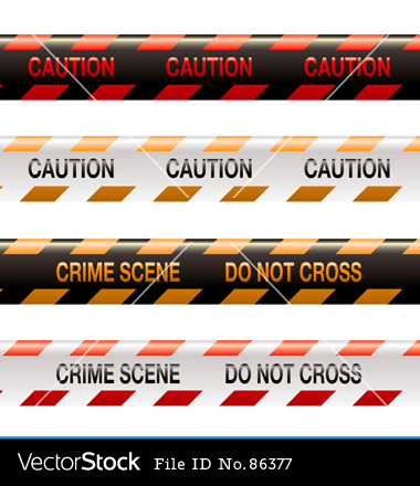 Crime Scene Tape Border Clip Art
