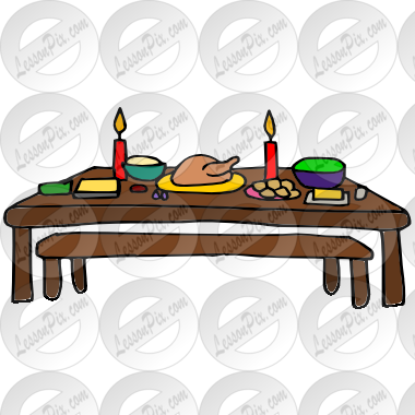 Feast Picture For Classroom   Therapy Use   Great Feast Clipart