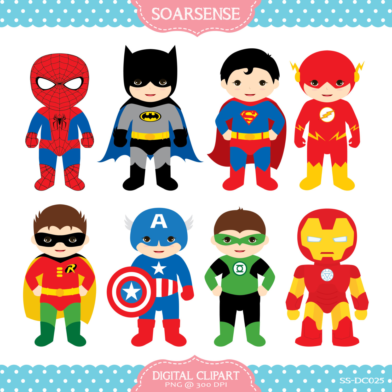 Superheroes Clipart   2 February 21 2014 At 12 57pm