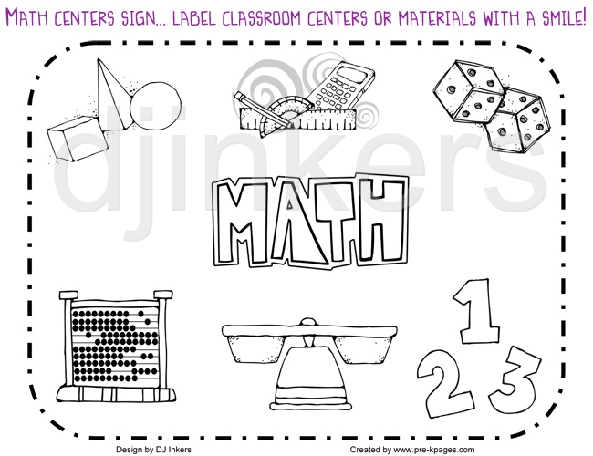 Elementary Math Black And White Clip Art Images   Pictures   Becuo