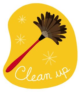 Here Is A Link For Our Green Room Cleaning Schedule