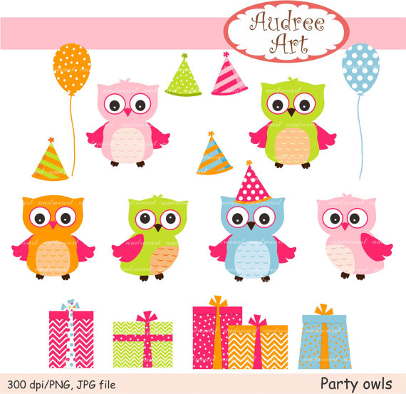 Owls Clip Artcute Owls Partypink Owlspink And Blue Owlsbaby Owls