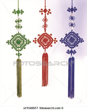 Chinese Culture Luck Mystery Chinese Tassel Asia View Large Photo