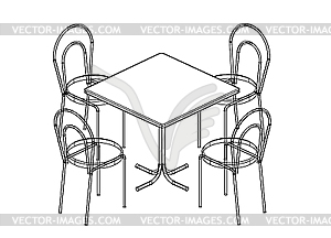 Clipart Kitchen Table