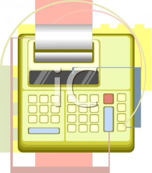 Clipart Picture Of A Bookkeeping Calculator