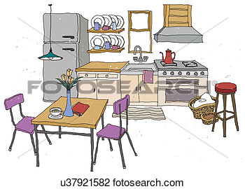Kitchen Table Clip Art   The Coolest Home And Interior Decorations