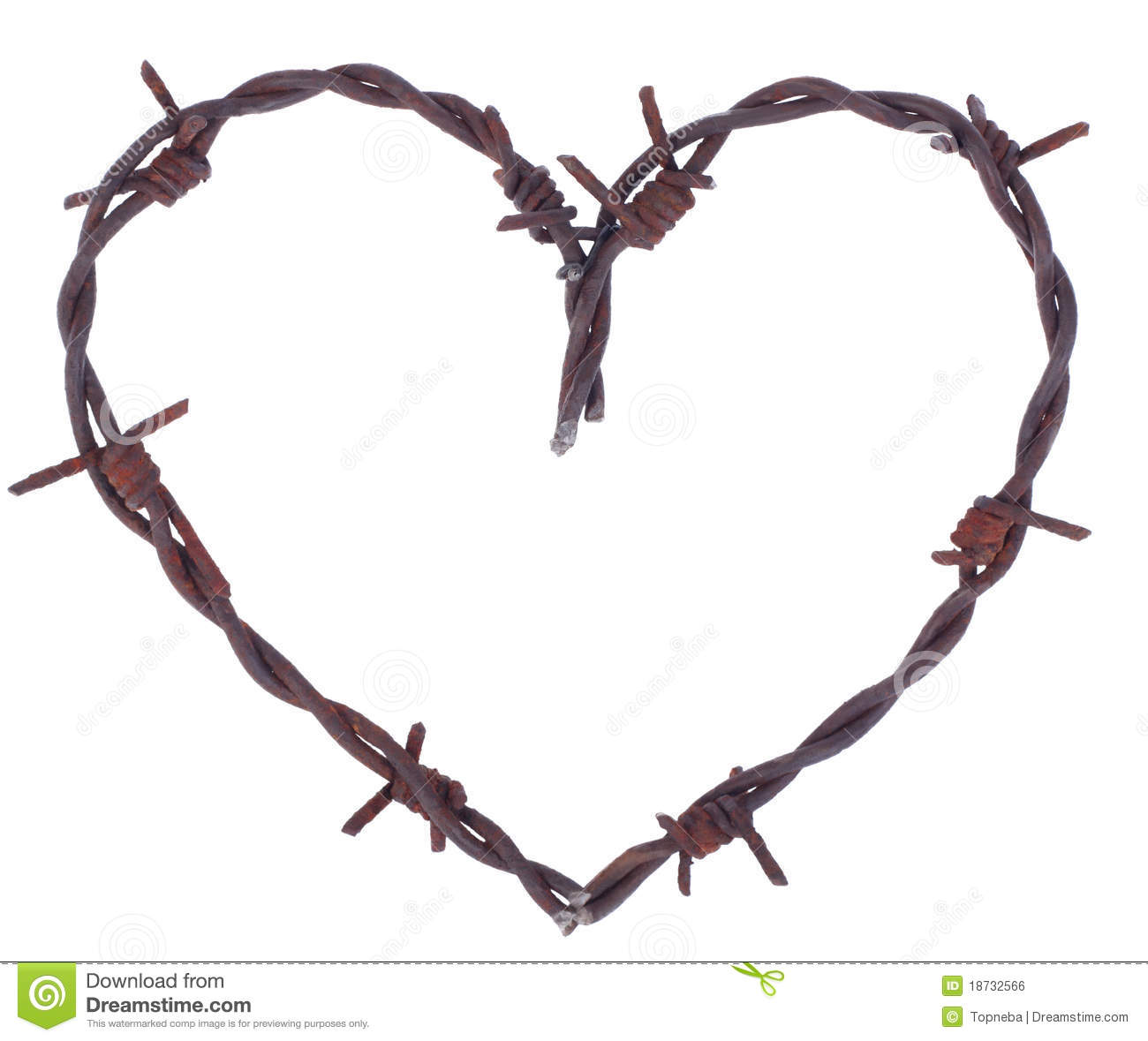 Rustic Heart Clipart Rusty Barbed Wire Heart