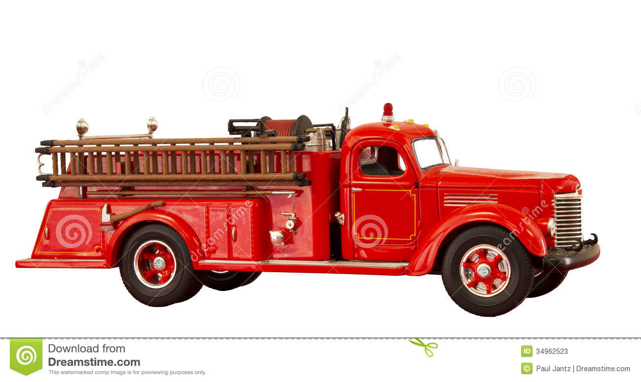 Vintage Fire Truck Stock Photos   Image  34962523