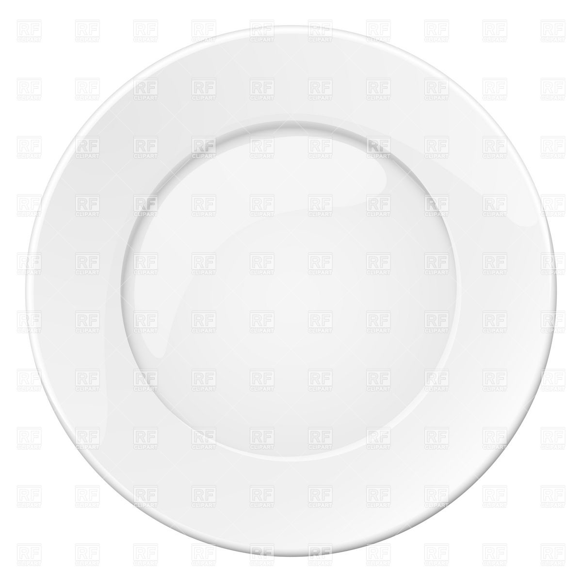     Clipart  Crumbs On A Plate Clipart  Plate Clipart Black And White
