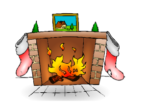 Fire Place Clipart Vector Clip Art Online Royalty Free Design