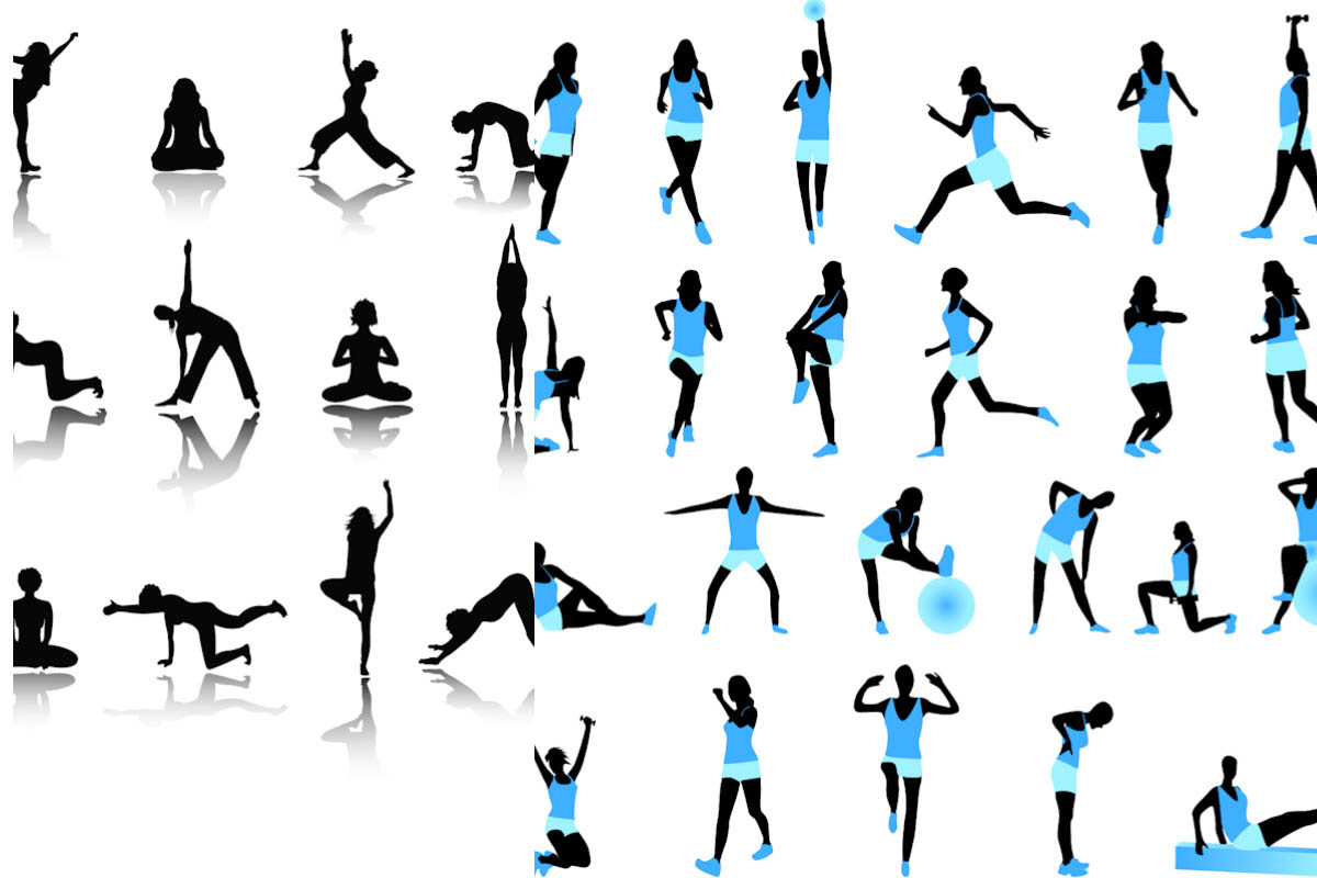 Nothing Found For Vector Clip Art Fitness Silhouette Vector