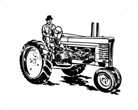 Old Tractor Clip Art Car Tuning