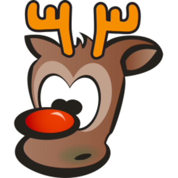 Santa And Reindeer Clip Art Vector Online Royalty Free Funny
