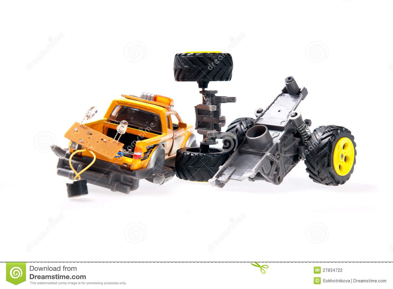 The Broken Toy Jeep Stock Photography   Image  27834722