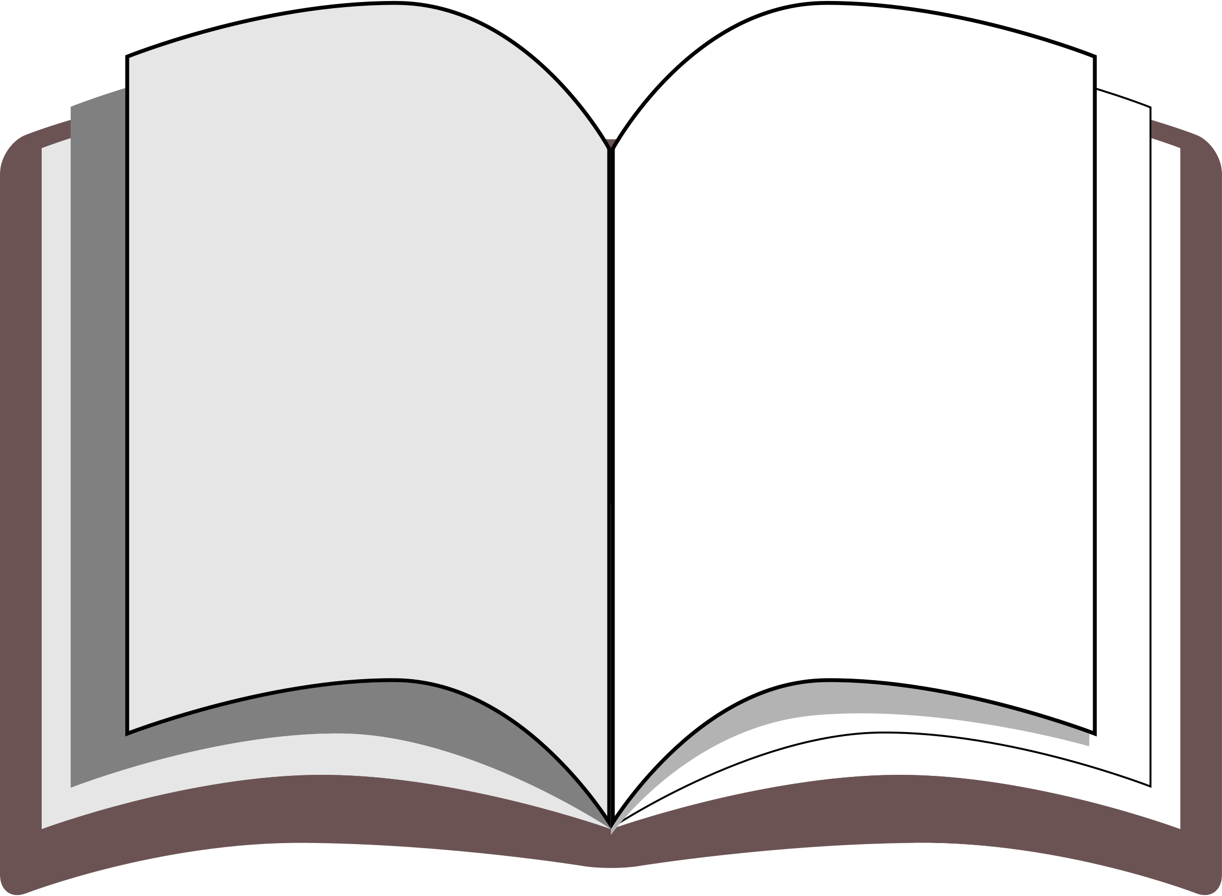 Clip Art Open Book Pages