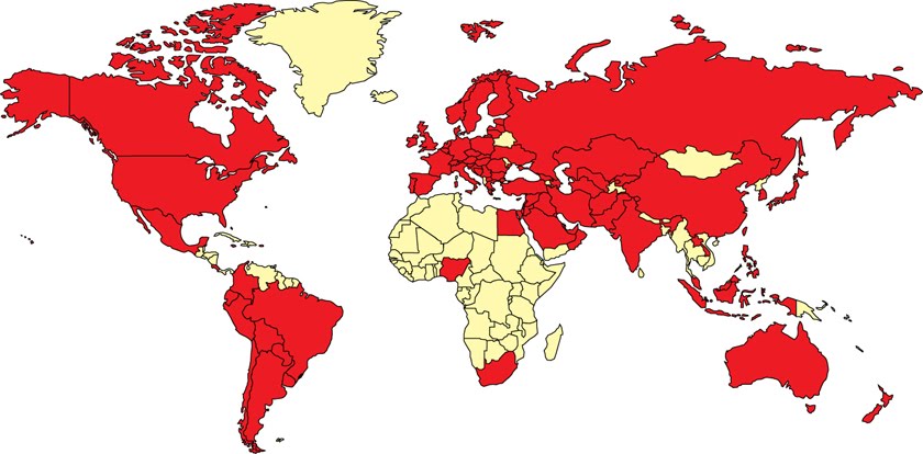 Countries In Our Editable Powerpoint And Illustrator Map Collection