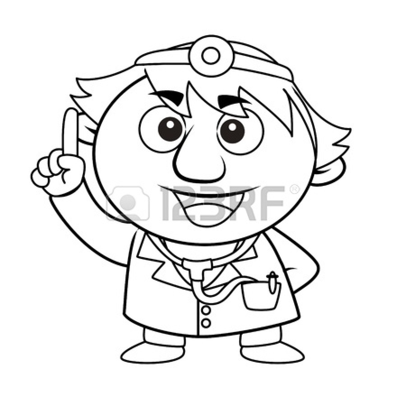 Doctor Tools Clipart Black And White 17750115 Black And White Coloring