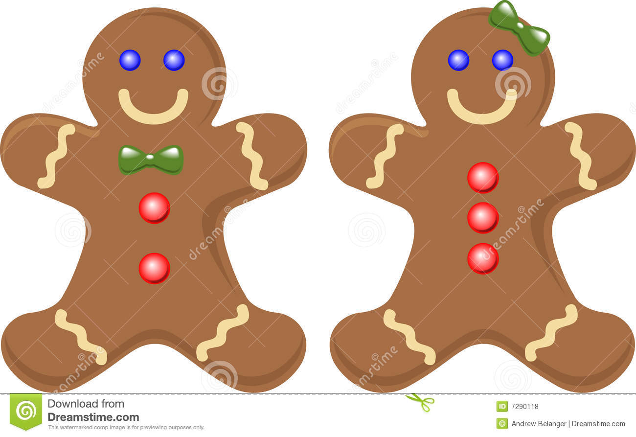 Gingerbread Couple Royalty Free Stock Photos   Image  7290118
