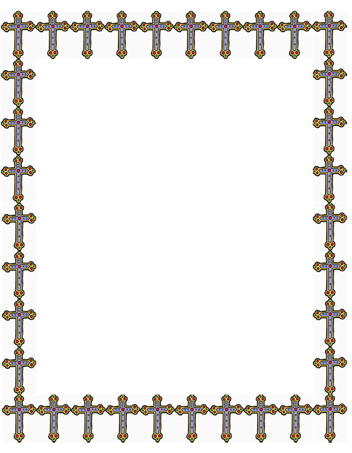Religious Cross Page Border Free Cliparts That You Can Download To